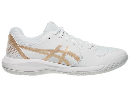 Asics Dedicate 8 Womens Pickleball Shoes-Wh/Chmp