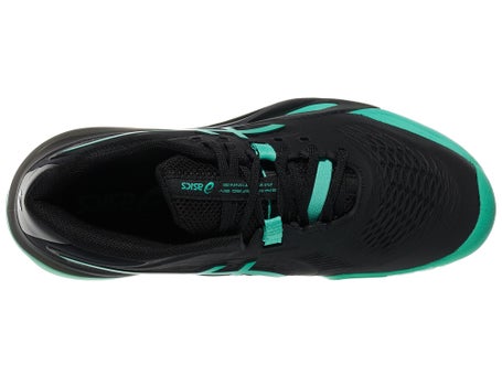 Asics Gel Resolution X Black/Aurora Green Mens Shoes