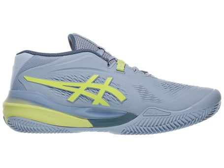 Asics Gel Resolution X Clay Grey/Pistachio Mens Shoes