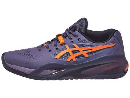 Asics Gel Resolution X Grey Purple/Orange Mens Shoes