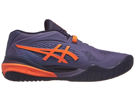Asics Gel Resolution X Grey Purple/Orange Mens Shoes