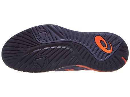 Asics Gel Resolution X Grey Purple/Orange Mens Shoes
