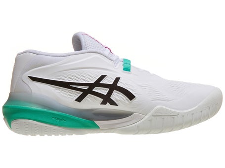 Asics Gel Resolution X White/Aurora Green Mens Shoes