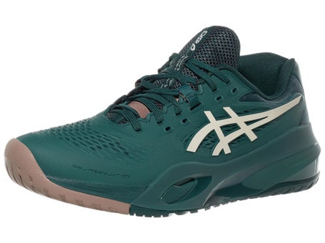 Asics Gel Resolution X 2E Green/Birch Mens Shoes