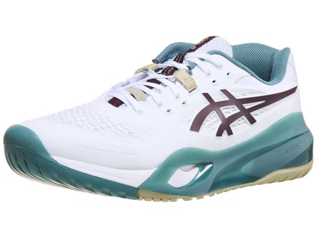 Asics Gel Resolution X 2E White/Aubergine Mens Shoes