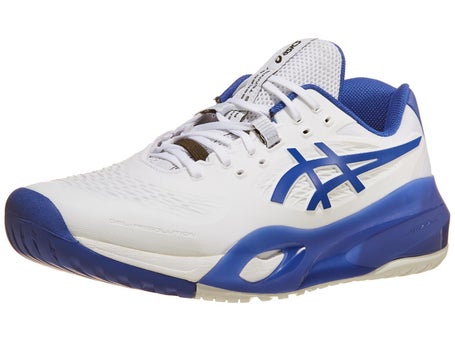 Asics Gel Resolution X 2E White/Cobalt Mens Shoes