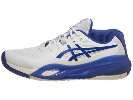 Asics Gel Resolution X 2E White/Cobalt Mens Shoes