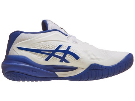 Asics Gel Resolution X 2E White/Cobalt Mens Shoes
