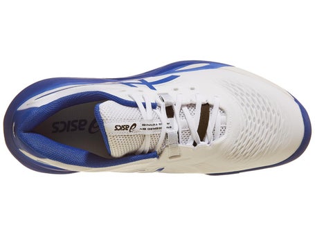 Asics Gel Resolution X 2E White/Cobalt Mens Shoes