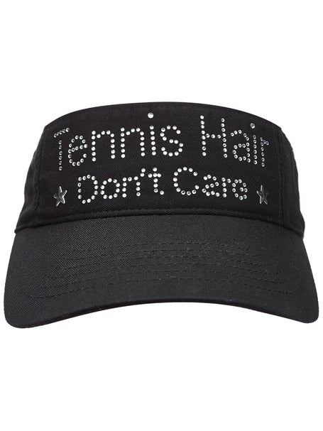 The Alabama Girl Tennis Hair Dont Care Visor Black