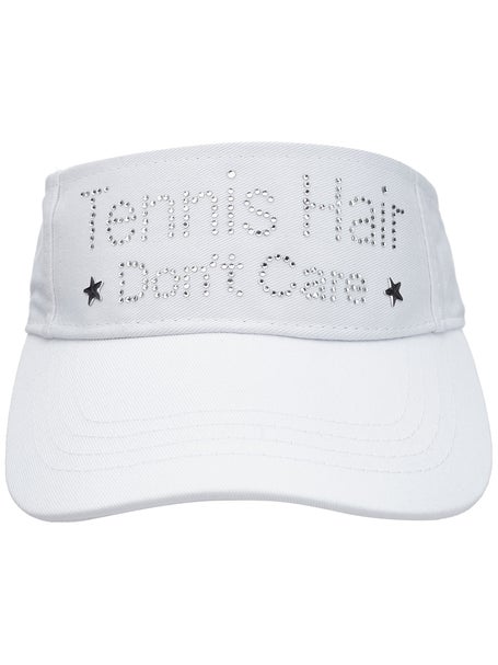 The Alabama Girl Tennis Hair Dont Care Visor White