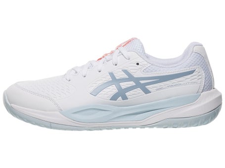 Asics Gel Resolution X GS White/Grey Blue Junior Shoes