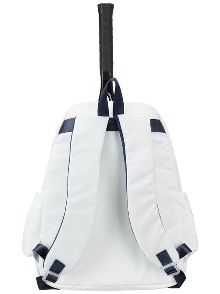 Ame & Lulu Game On Tennis Backpack White/Navy/Green