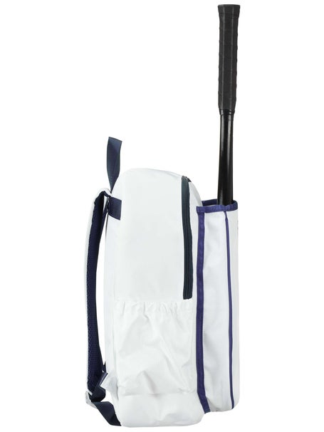 Ame & Lulu Game On Tennis Backpack White/Navy/Green