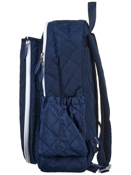 Ame & Lulu Game On Tennis Backpack Quilted Navy