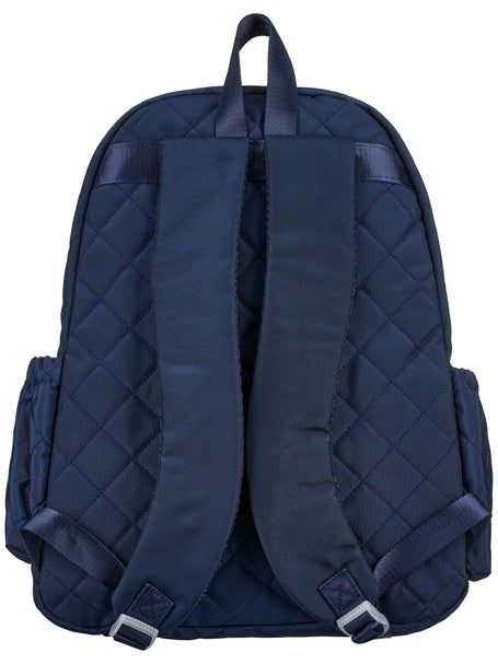 Ame & Lulu Game On Tennis Backpack Quilted Navy