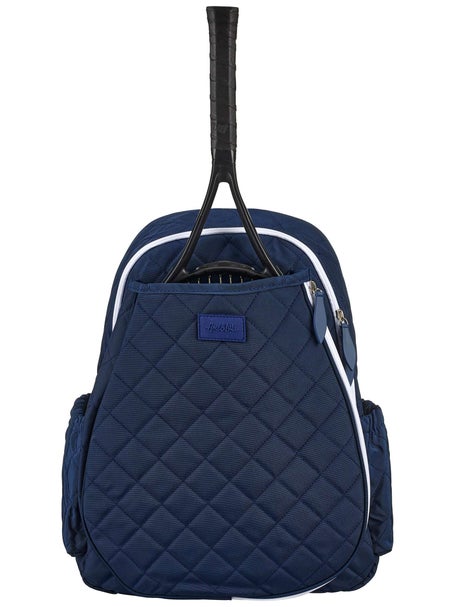 Ame & Lulu Game On Tennis Backpack Quilted Navy