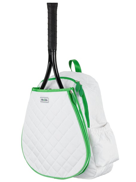 Ame & Lulu Game On Tennis Backpack Quilted White