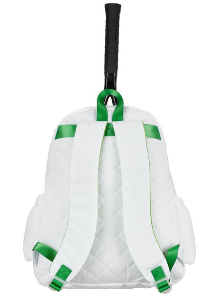 Ame & Lulu Game On Tennis Backpack Quilted White