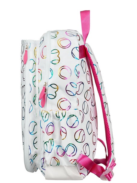 Ame & Lulu Little Love Kids Tennis Backpack Metallic