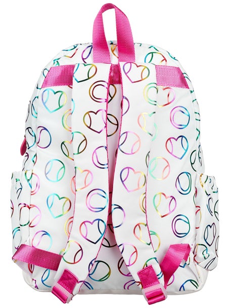Ame & Lulu Little Love Kids Tennis Backpack Metallic