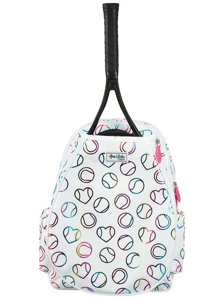 Ame & Lulu Little Love Kids Tennis Backpack Metallic