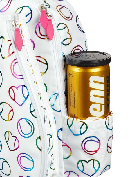 Ame & Lulu Little Love Kids Tennis Backpack Metallic