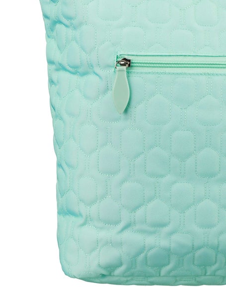 Ame & Lulu Pickleball Court Carryall Tote Quilted Bl
