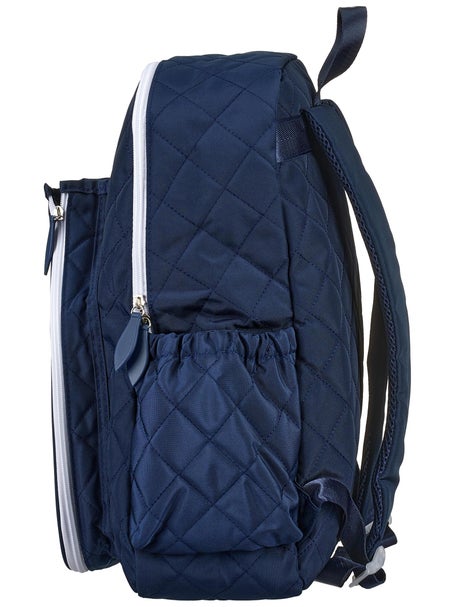 Ame & Lulu Pickleball Time Backpack Quilted Navy