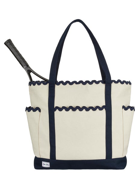 Ame & Lulu Scalloped Tennis Tote Bag