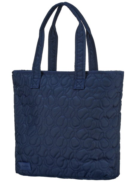 Ame & Lulu Tennis Court Carryall Tote Quilted Navy
