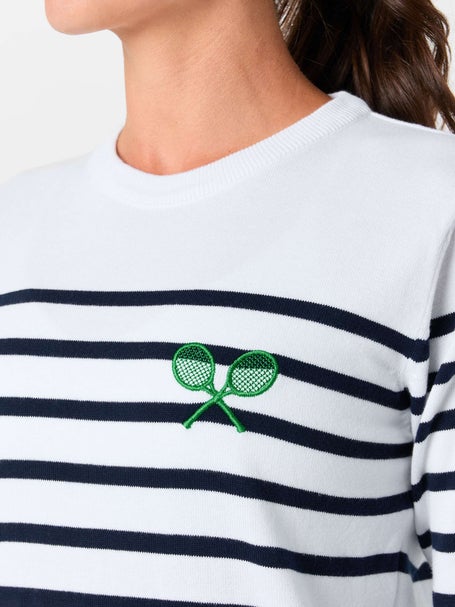 Ame & Lulu Womens Club Sport Rally Stripe Sweater