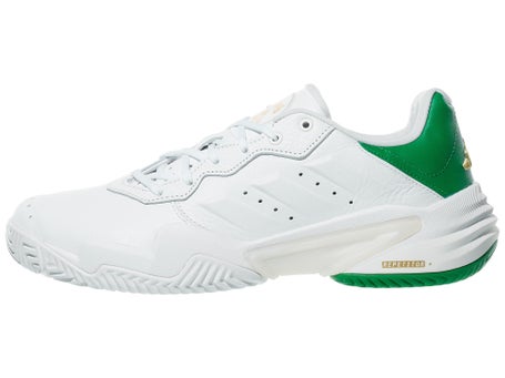 adidas Barricade 13 Leather White/Green Mens Shoes
