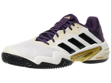 adidas Barricade 13 White/Black/Plum Mens Shoes