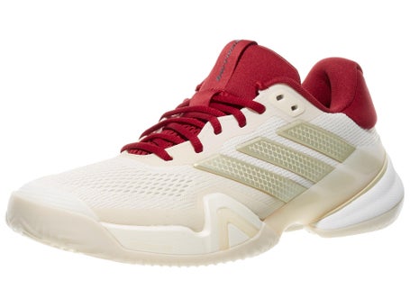 adidas Barricade 14 White/Gold/Red Mens Shoes