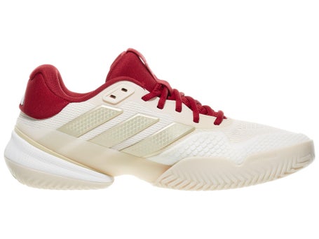 adidas Barricade 14 White/Gold/Red Mens Shoes