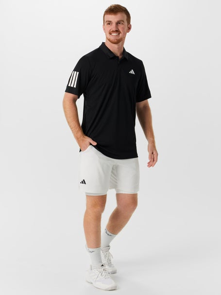 adidas Mens Core Club 3-Stripe Polo