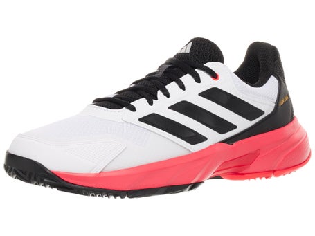 adidas CourtJam Control 3 White/Black/Red Mens Shoes