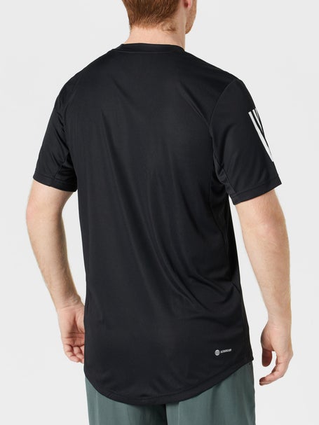 adidas Mens Core Club 3 Stripe Crew