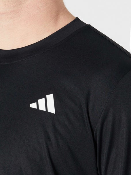 adidas Mens Core Club 3 Stripe Crew