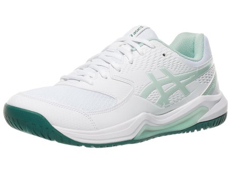 Asics Gel Dedicate 8 White/Cold Moss Mens Shoes