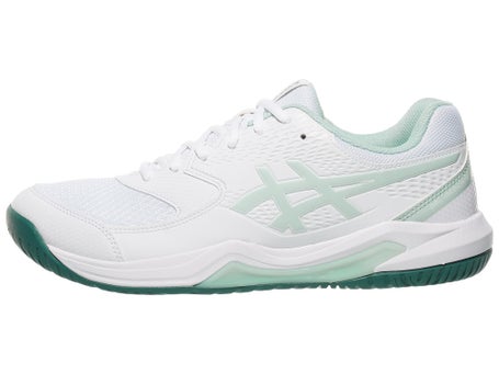 Asics Gel Dedicate 8 White/Cold Moss Mens Shoes