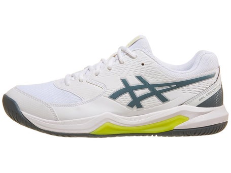 Asics Gel Dedicate 8 2E White/Iron Clad Mens Shoes