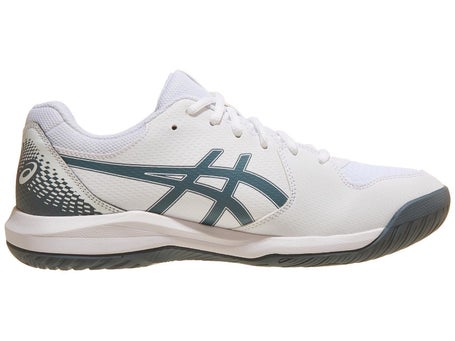 Asics Gel Dedicate 8 2E White/Iron Clad Mens Shoes