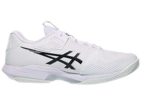 Asics Solution Speed FF 4 Clay White/Black Mens Shoes 