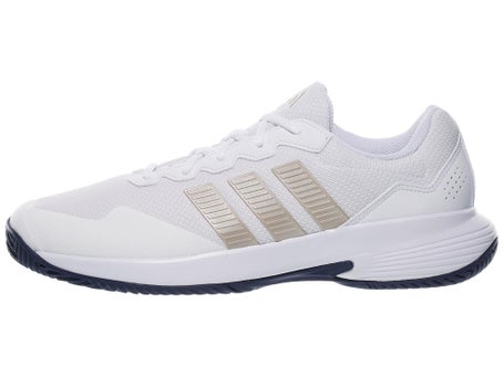 adidas GameCourt 2 White/Dark Blue Mens Shoes