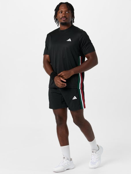 adidas Mens Summer Country 3 Stripe Top