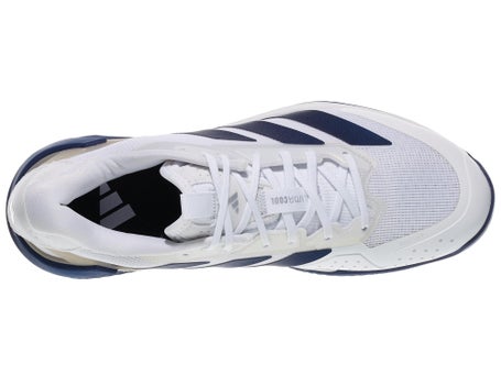 adidas Ubersonic 5 Clay White/Dark Blue Mens Shoes