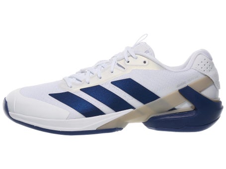 adidas Ubersonic 5 White/Dark Blue/Silver Mens Shoes