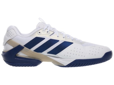 adidas Ubersonic 5 White/Dark Blue/Silver Mens Shoes
